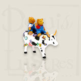 Vache Teddybears on the Moove (medium) - 11 cm x 16 cm - CowParade