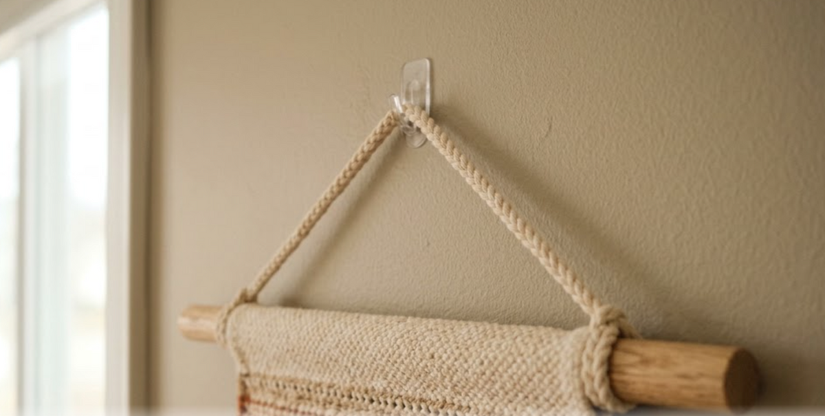 Accrocher une tenture murale sans abimer son mur