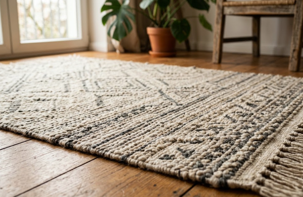 Labels Oeko-Tex et Made in Germany d'un tapis