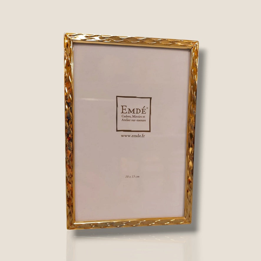Cadre photo doré 10x15 cm – Style classique et raffiné
