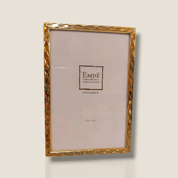 Cadre photo doré 10x15 cm – Style classique et raffiné