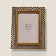 Cadre photo baroque doré ajouré 13 x 18 cm