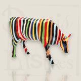 Vache Striped (large) - 30 cm x 20 cm - CowParade
