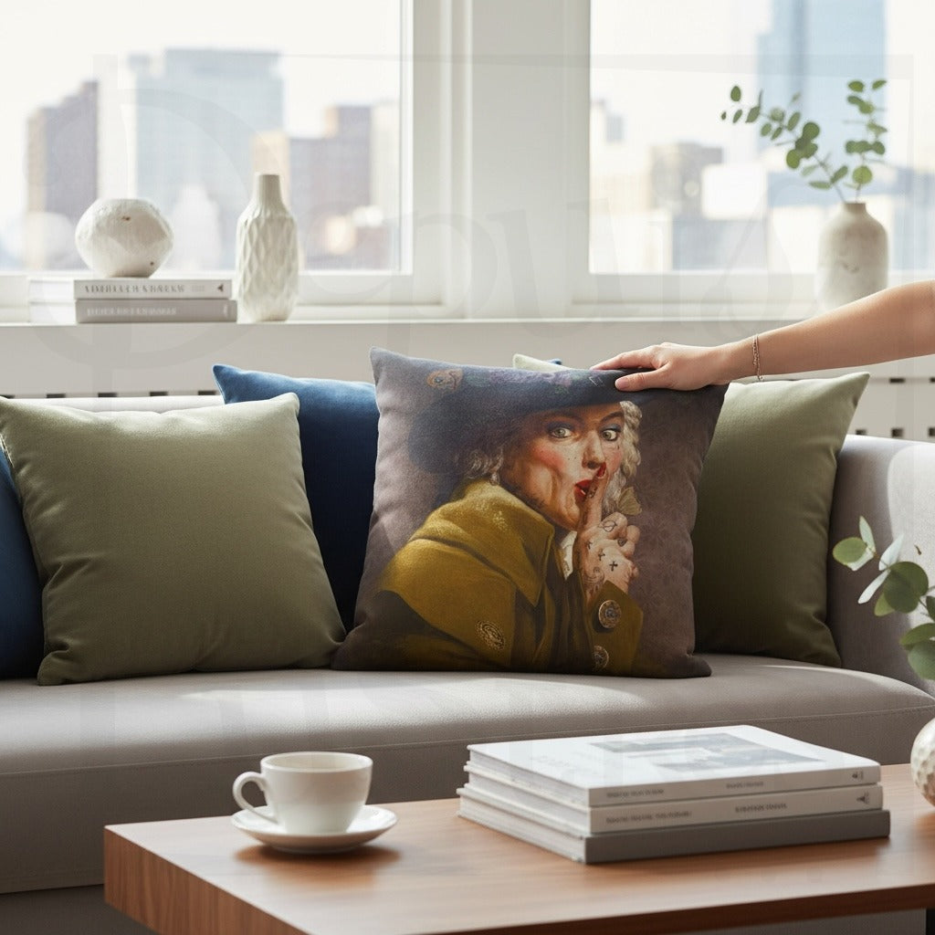 Coussin La Femme Clef vue 1