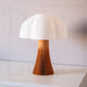 Lampe écoresponsable 23 cm – Filament teinte orange bois