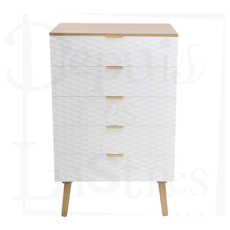 Commode IRIS 5 tiroirs vue 1