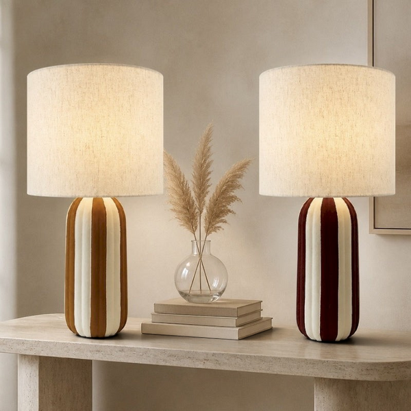 Lampe MALORY lignée 55cm - EDELWEISS