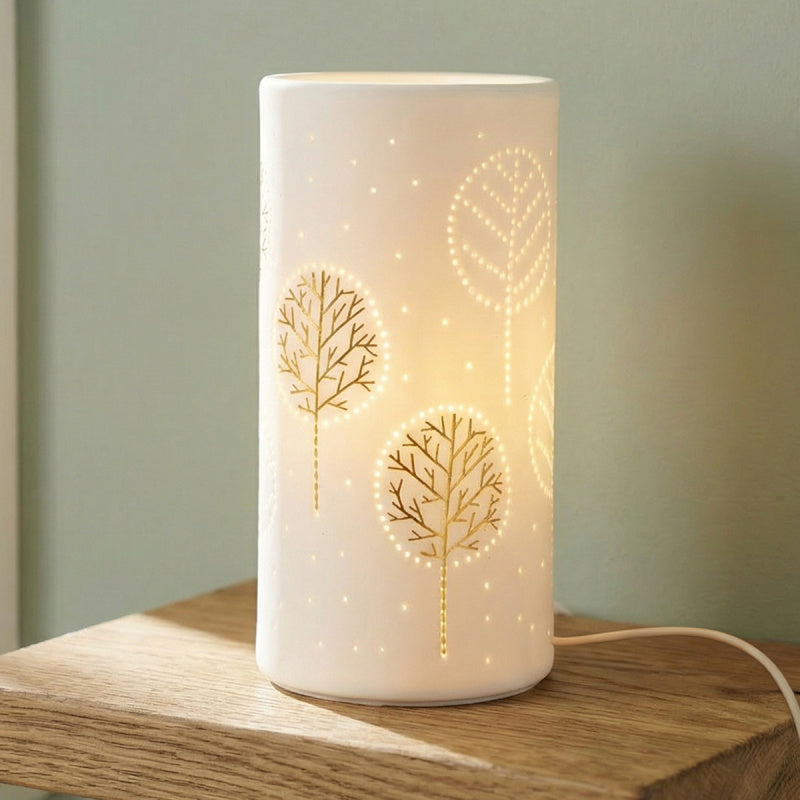 Lampe CELIA feuilles 20cm - EDELWEISS