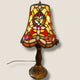 Lampe Tiffany multicolore – Vitrail floral Art Nouveau