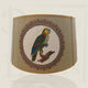 Abat-jour Tambour 35 Tillier - Collection Document Ara rayures olive et safran
