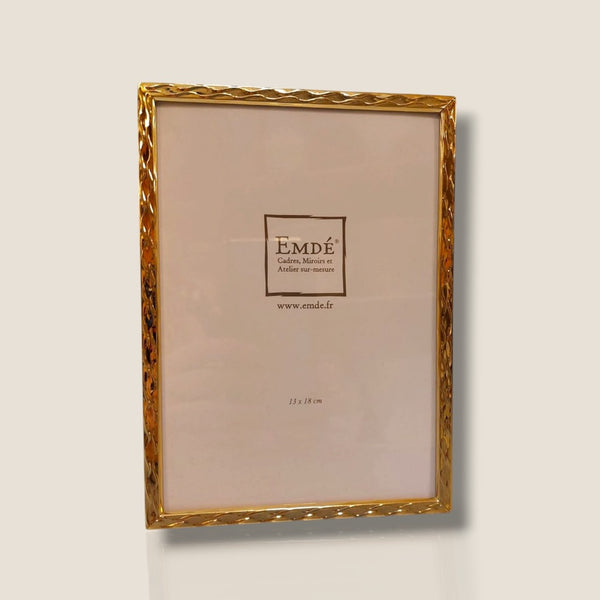 Cadre photo doré 13 x 18 cm – Élégance classique et raffinée