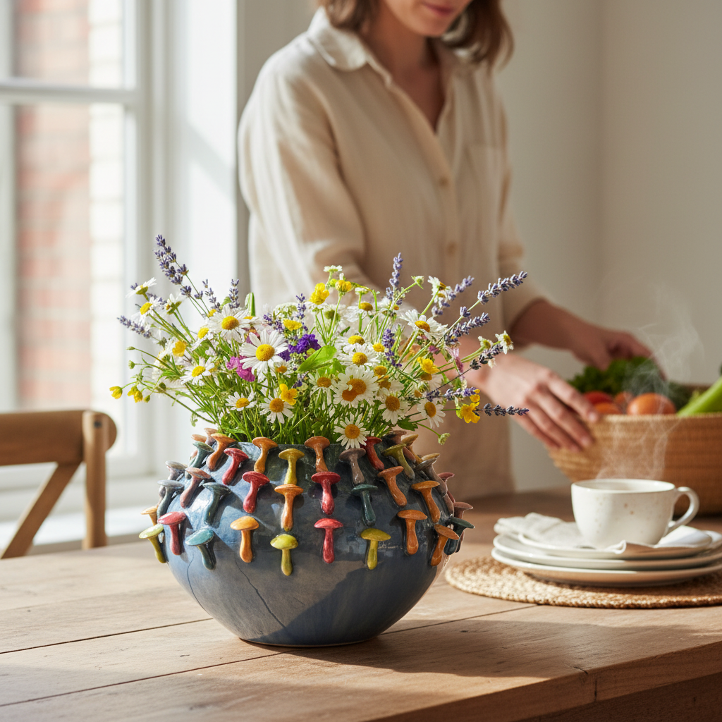 Vase coupe céramique AURIELA 23cm - DRIMMER