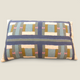 Coussin décoratif TAHO – Motif imprimé vert de gris, 40 x 60 cm