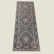 Vintage Moments – Tapis de couloir vert sauge à arabesques, 75 x 190 cm