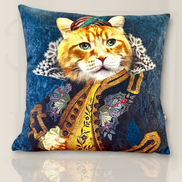 Coussin Chat Royal vue 2