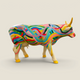 Vache décorative Cowzza (large) - 28 cm x 17 cm - CowParade