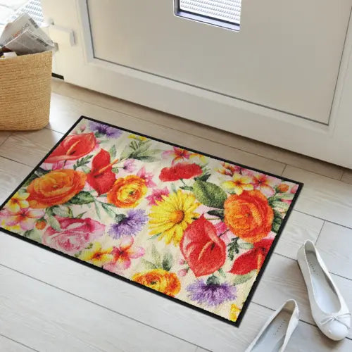 Tapis d'entrée Garden of Senses Salon Loewe en situation