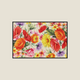 Garden of Senses – Tapis d'entrée floral aquarelle multicolore, 50 x 75 cm