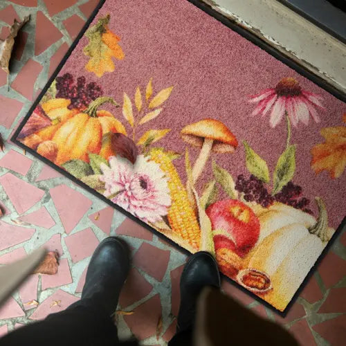 Tapis d'entrée Thanksgiving Berry Salon Loewe en situation