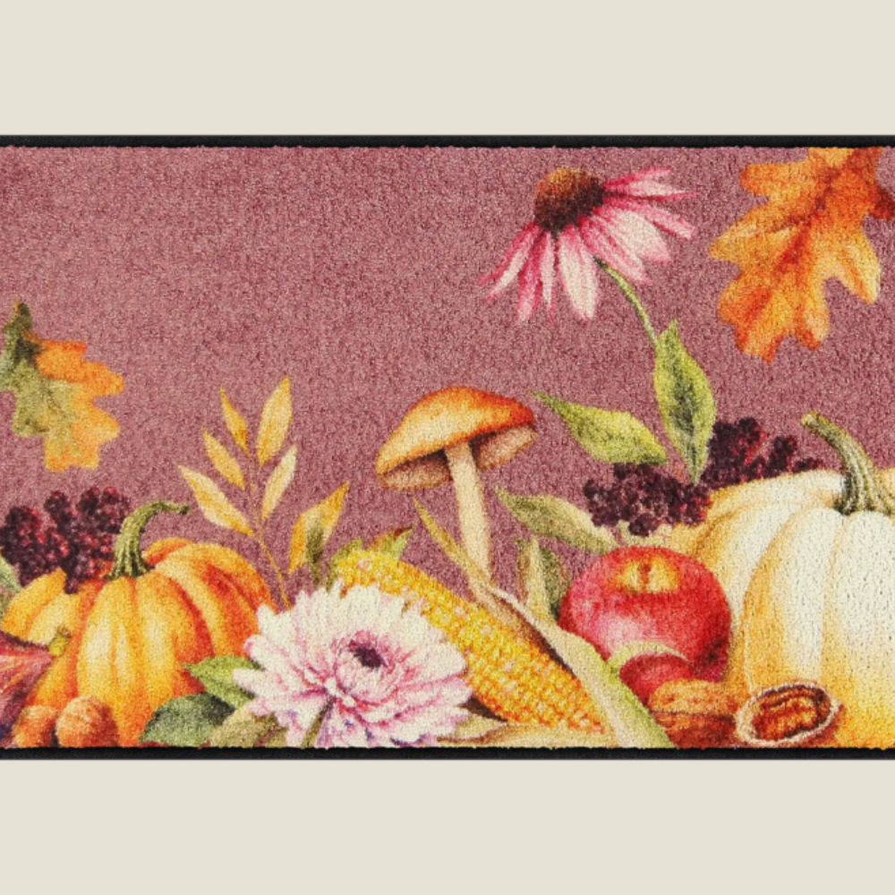 Thanksgiving Berry – Tapis d'entrée automnal, 50 x 75 cm