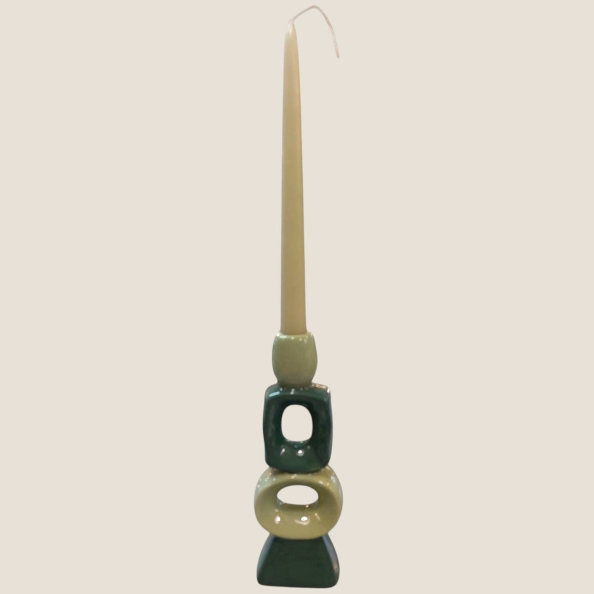 Bougeoir chandelier vert — QUE RICO