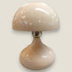 Lampe à poser champignon verre beige - CADES