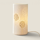 Lampe à poser CELIA feuilles 20cm - EDELWEISS