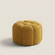Pouf fleur ENIMIE camel - EDELWEISS