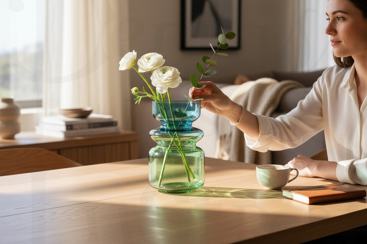 Vase en verre coloré HOFF